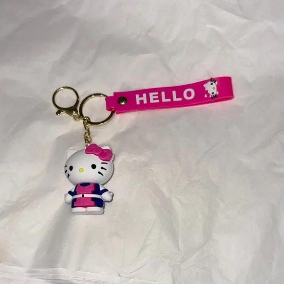 💚 SALE Hello Kitty Pink and White Keychain - Picture 2 of 4
